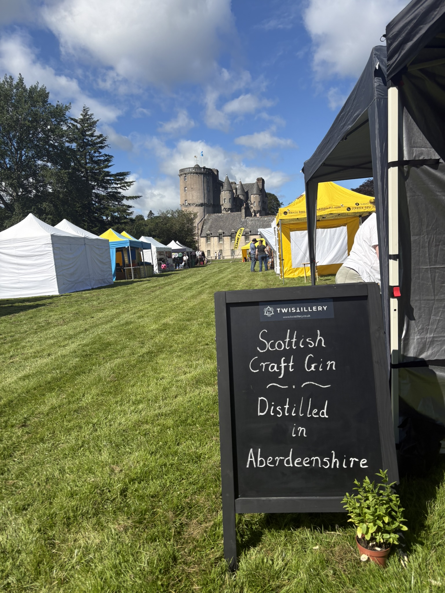 gin stall set up